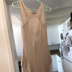 Gold cocktail dress